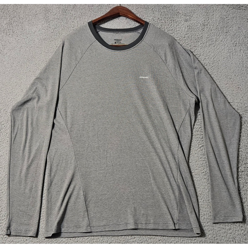 Patagonia Capilene 2 Lightweight Polartec Base Layer Shirt Gray Mens Size XL